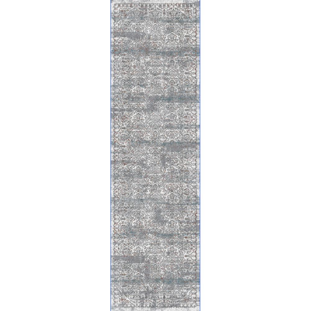 Dynamic Rugs 7974-999 Capella 2.2 Ft. X 7.7 Ft. Finished Runner Rug in Grey/Multi   